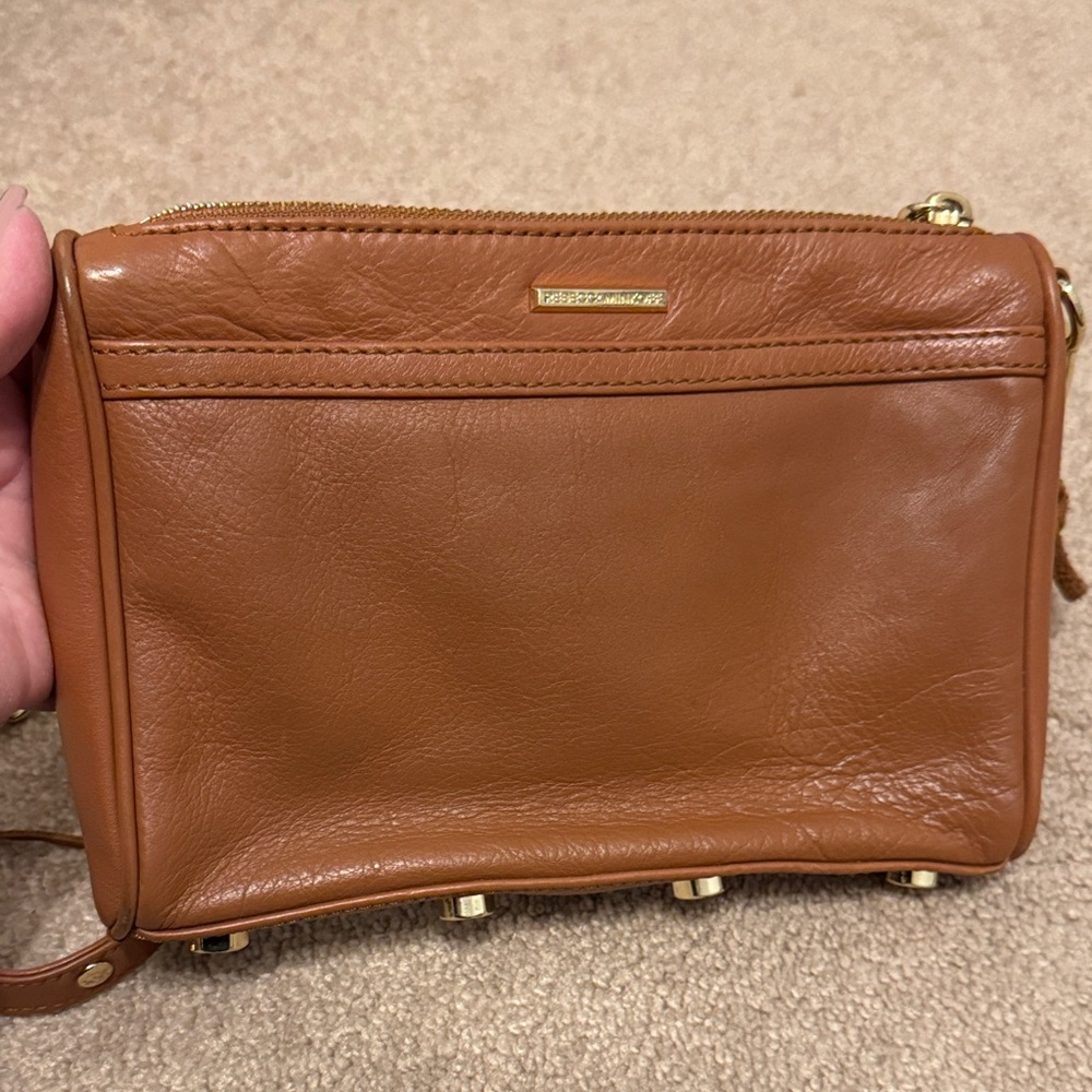 Rebecca Minkoff Brown Leather Crossbody Bag - Picture 2 of 5